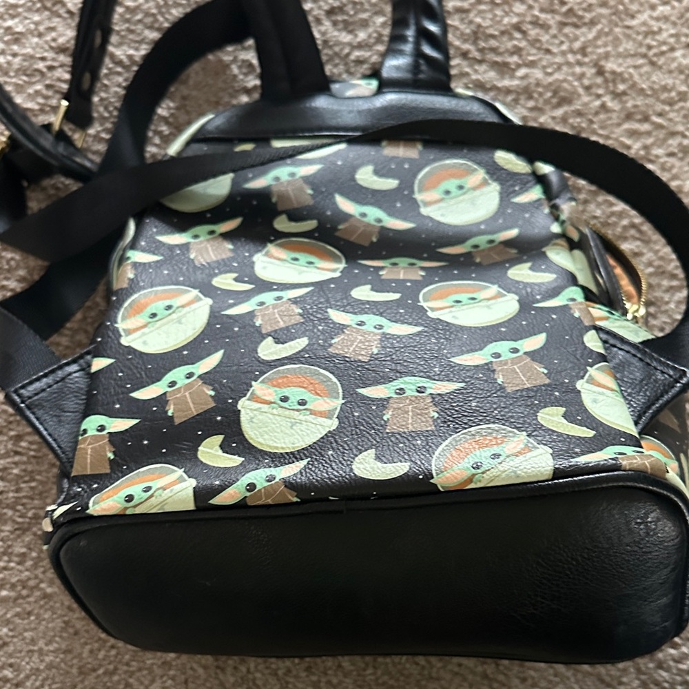 Loungefly Black The Child (Grogu) Star Wars Mini Backpack - Picture 5 of 10